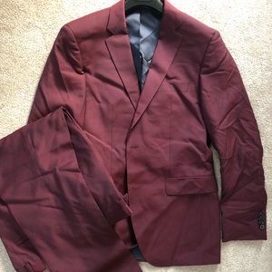 Burgundy Hugo Boss Suit